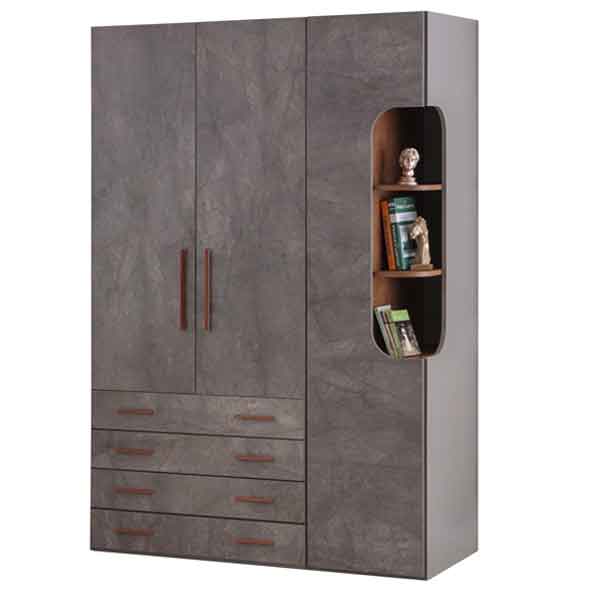 Ares Armoire with Drawers (3 Doors)