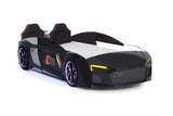 Audi Black Car Bed with Remote Controlled Sound System