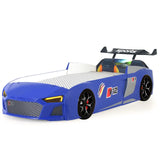 Audi Blue Car Bed