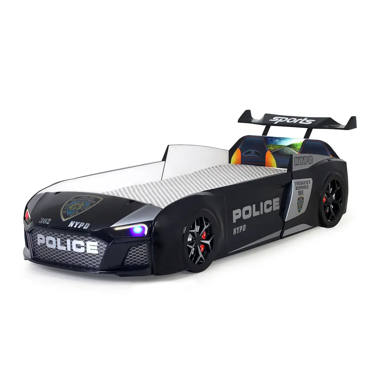 Audi Police Car Bed
