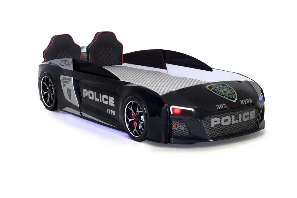 Audi Police Car Bed with Remote Controlled Sound System