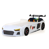 Audi White Car Bed