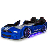 Mustang Blue Car Bed