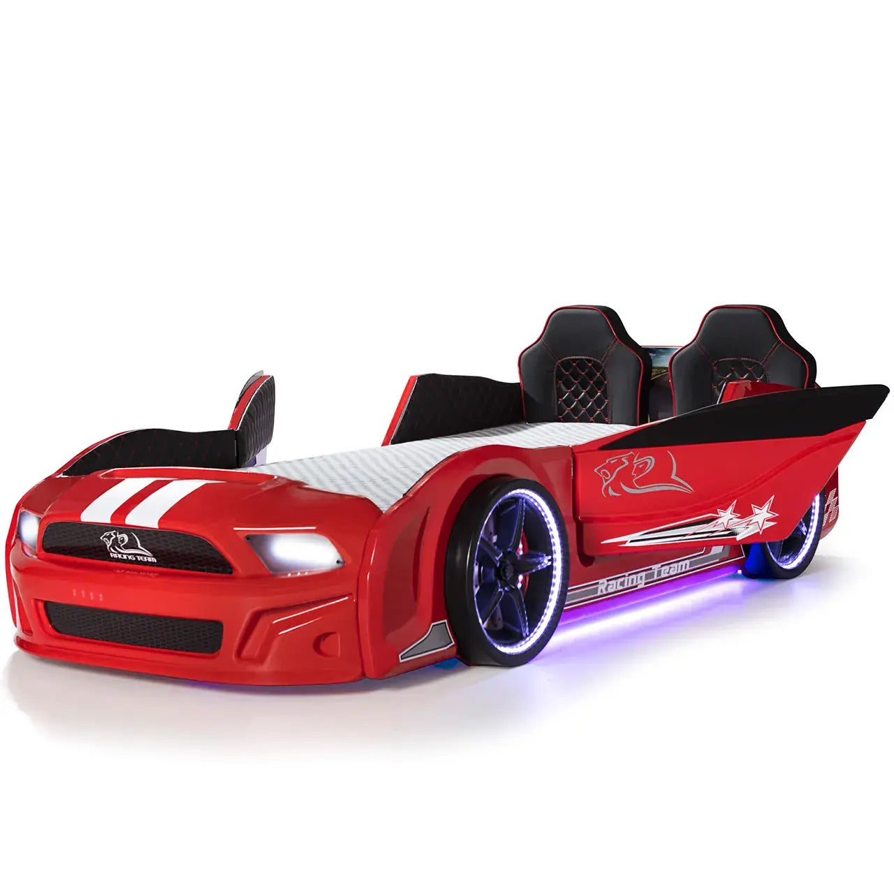 Mustang Red Car Bed