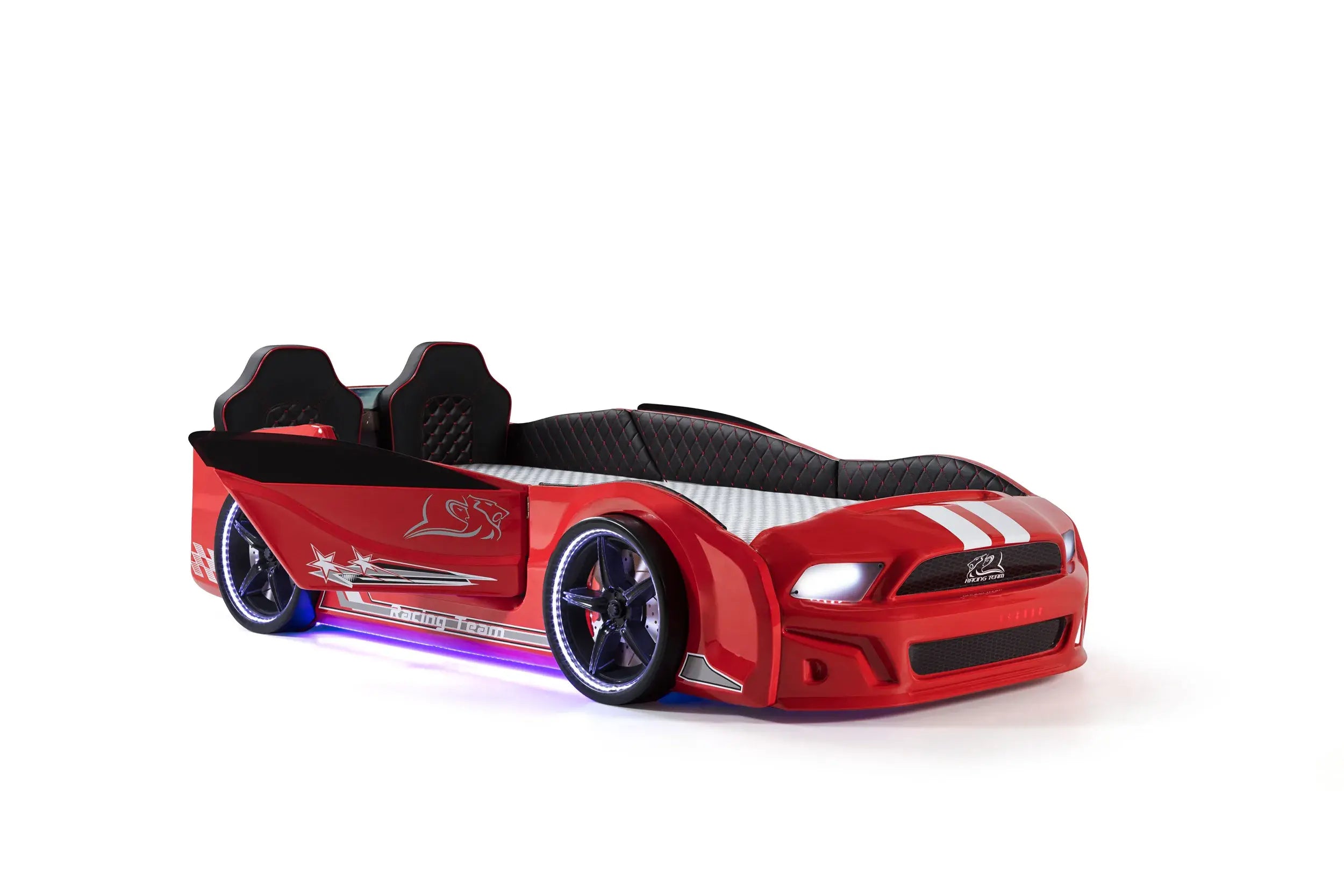 Mustang Red Car Bed